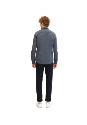 TOM TAILOR 2344, Kék Hosszú Ujjú Ing