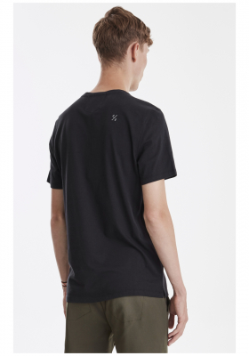 CASUAL FRIDAY Well Known 2916, Fekete Rövid Ujjú Póló