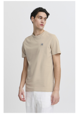 CASUAL FRIDAY Emmet 5499, Világosbarna Rövid  Ujjú Póló