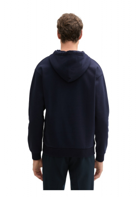 TOM TAILOR DENIM 3298, Sötétkék Kapucnis Pulóver