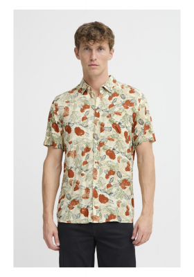 BLEND Abdel 7691, Virágos Rövid Ujjú Ing