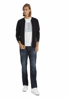 TOM TAILOR DENIM Est.2007 3263, Fehér Rövid Ujjú Póló