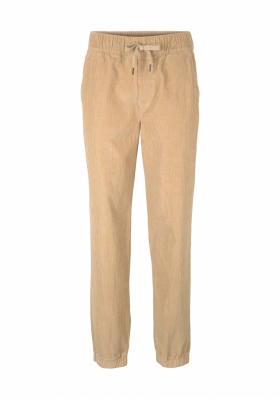 TOM TAILOR DENIM Relaxed Cord 9041, Bézs Jogger Kordnadrág