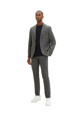 TOM TAILOR 8997, Szürke-Fekete Kockás Chinonadrág