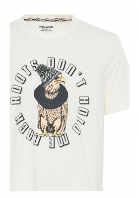 BLEND 7344, Fehér Rövid Ujjú Póló Eagle