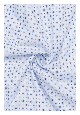 ETERNA Modern Fit 1023, Világoskék Mintás Hosszú Ujjú Ing