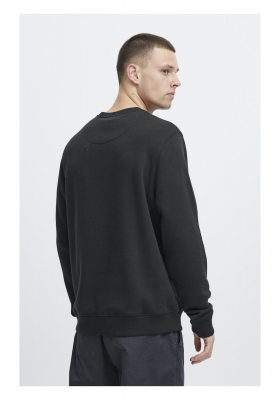 BLEND 6060, Fekete Környakú Pulóver Sapkás Kutya