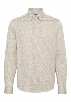 CASUAL FRIDAY Jermemy 5438, Natur Virágos Hosszú Ujjú Ing