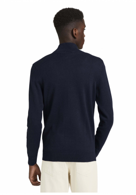 TOM TAILOR Structure 6503, Kék Kardigán