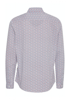 BLEND 7213, Mintás Fehér Hosszú Ujjú Ing