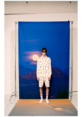 BLEND Surf 2352, Fehér Jogging Rövidnadrág