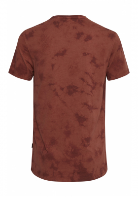 BLEND Batik Tee 0150, Batikolt Bordó Rövid Ujjú Póló