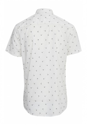 BLEND 0195, Fehér Rövid Ujjú Ing, Slim fit