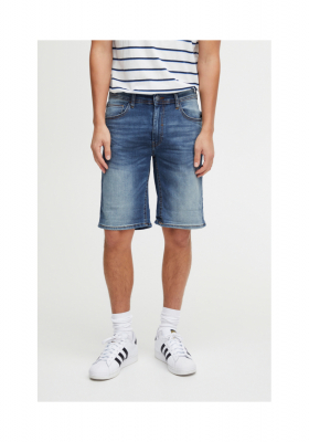BLEND Twister Fit 3326, Kék Farmer Rövidnadrág