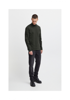 BLEND 6280, Fekete Hosszú Ujjú Garbo Póló