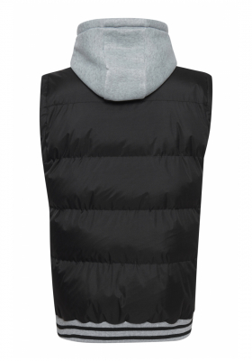 BLEND Hoody Vest 3196, Fekete  Mellény