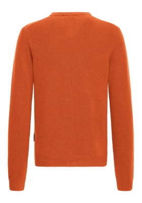 CASUAL FRIDAY Karl 3970, Narancs Kötött Gyapjú Pulóver NOOS