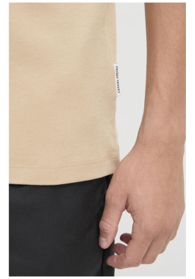 CASUAL FRIDAY Nilo 5642, Világosbarna Rövid Ujjú Póló NOOS