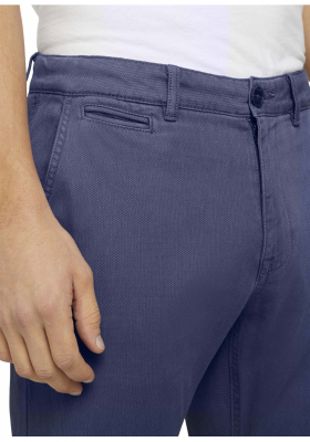 TOM TAILOR Structure 4601, Indigókék Chinonadrág