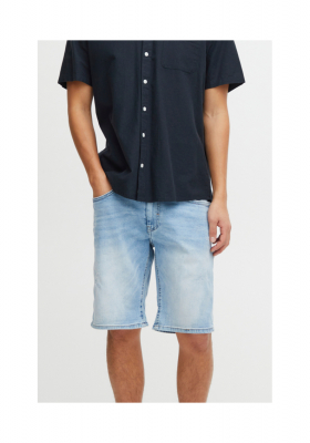 BLEND Twister Fit 3327, Koptatottkék Farmer Rövidnadrág
