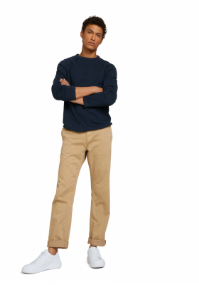 TOM TAILOR DENIM Raglan 8335, Kék Kötött Pulóver