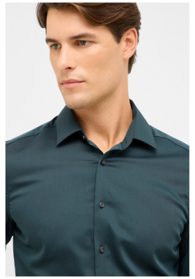 ETERNA Slim Fit 1049, Sötétzöld Hosszú Ujjú Ing