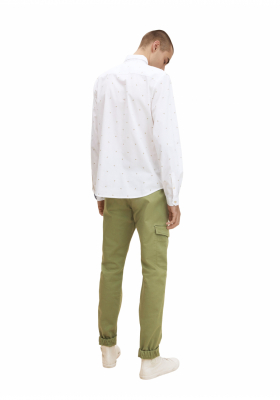 TOM TAILOR Birdy 9810, Fehér  Hosszú Ujjú Ing