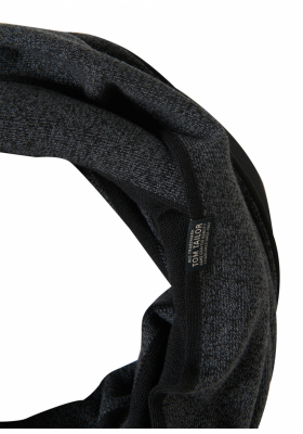 TOM TAILOR Melange Scarf 1789, Fekete Sál,