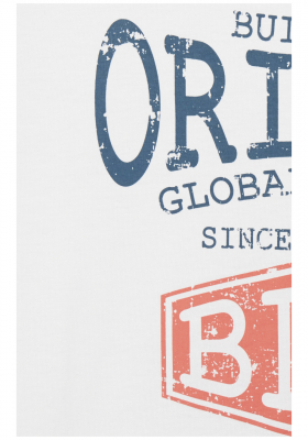 BLEND Basic 8054, Fehér Rövid Ujjú Póló