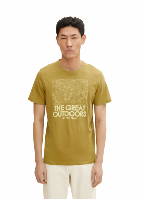 TOM TAILOR Outdoors 52, Zöld Rövid Ujjú Póló