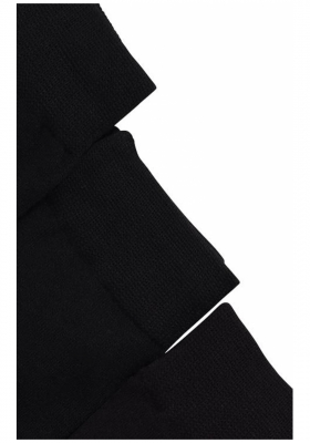 CASUAL FRIDAY Nelson 3-Pack 3733, Fekete Magasszárú Zokni, NOOS