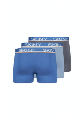 SKINY Cottton Multipack 6840, Kék-Szürke Boxernadrág Tripla Csomag