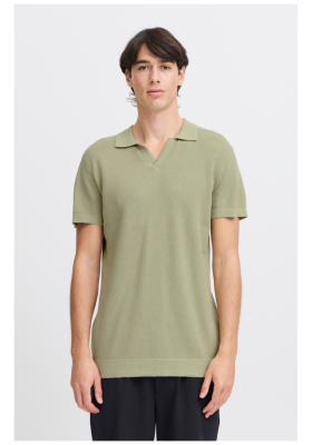 CASUAL FRIDAY Mateo 5399, Zöld Kötött Rövid Ujjú