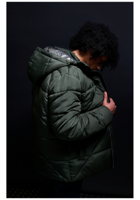 BLEND 4837, Zöld Bélelt Dzseki