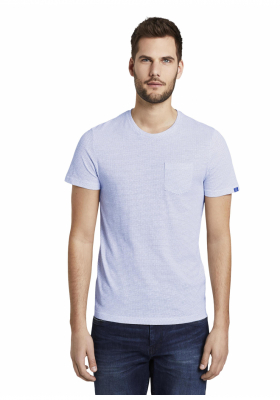 TOM TAILOR Waves 9718, Fehér Rövid Ujjú Póló