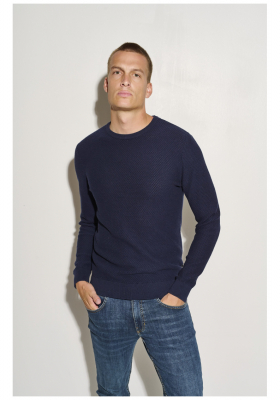 CASUAL FRIDAY Karlo 3984, Kék Kötött Pulóver, NOOS