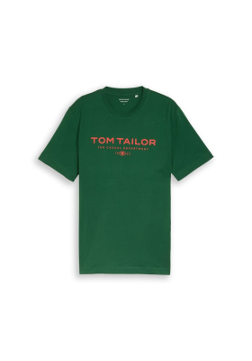 TOM TAILOR 5773, Zöld Rövid Ujjú Póló