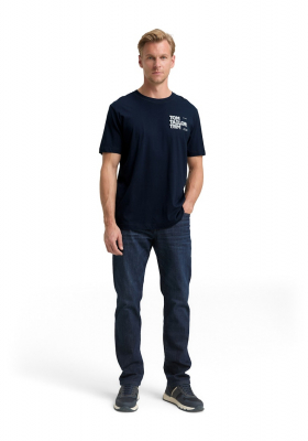 TOM TAILOR 7795, Sötétkék Rövid Ujjú Póló