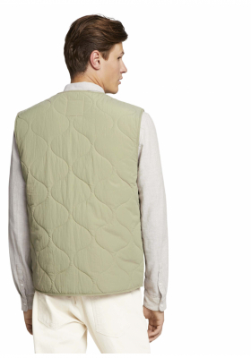 TOM TAILOR DENIM Lightweight 7667, Zöld Mellény