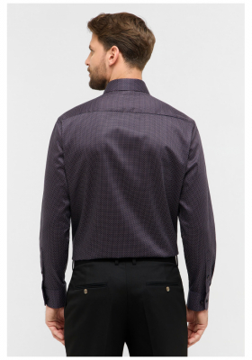 ETERNA Modern Fit 1054, Piros, Mintás Hosszú Ujjú Ing