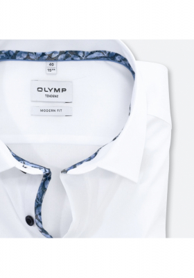 OLYMP Tendenz 8606, Fehér Hosszú Ujjú Ing, Modern fit, New Kent