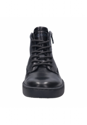 BUGATTI  AA132, Fekete Magasszárú Cipő