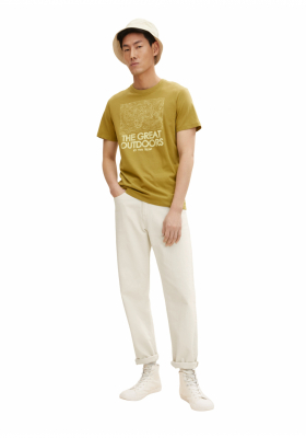 TOM TAILOR Outdoors 52, Zöld Rövid Ujjú Póló