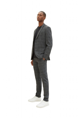 TOM TAILOR 8600, Szürke Kockás Zakó