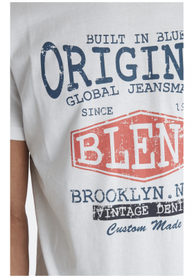 BLEND Basic 8054, Fehér Rövid Ujjú Póló