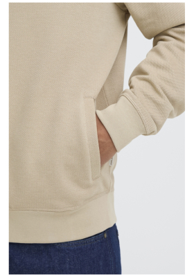 BLEND Juma 0475, Bézs Kapucnis Pulóver