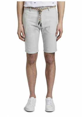 TOM TAILOR DENIM Yarndye 6962, Zöld Chino Rövidnadrág