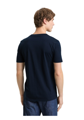 TOM TAILOR DENIM 0791, Sötétkék Rövid Ujjú Póló