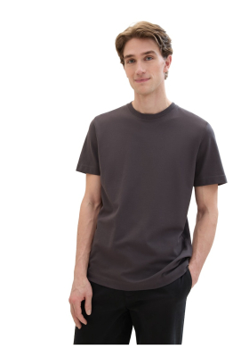 TOM TAILOR 2510 Szürke Rövid Ujjú Póló NOOS