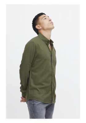 BLEND Burley 6243, Zöld Hosszú Ujjú Ing